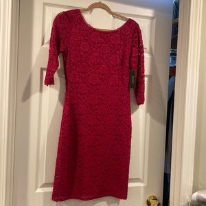 Brand new! Laundry by shelli segal pink lace cocktail dress!